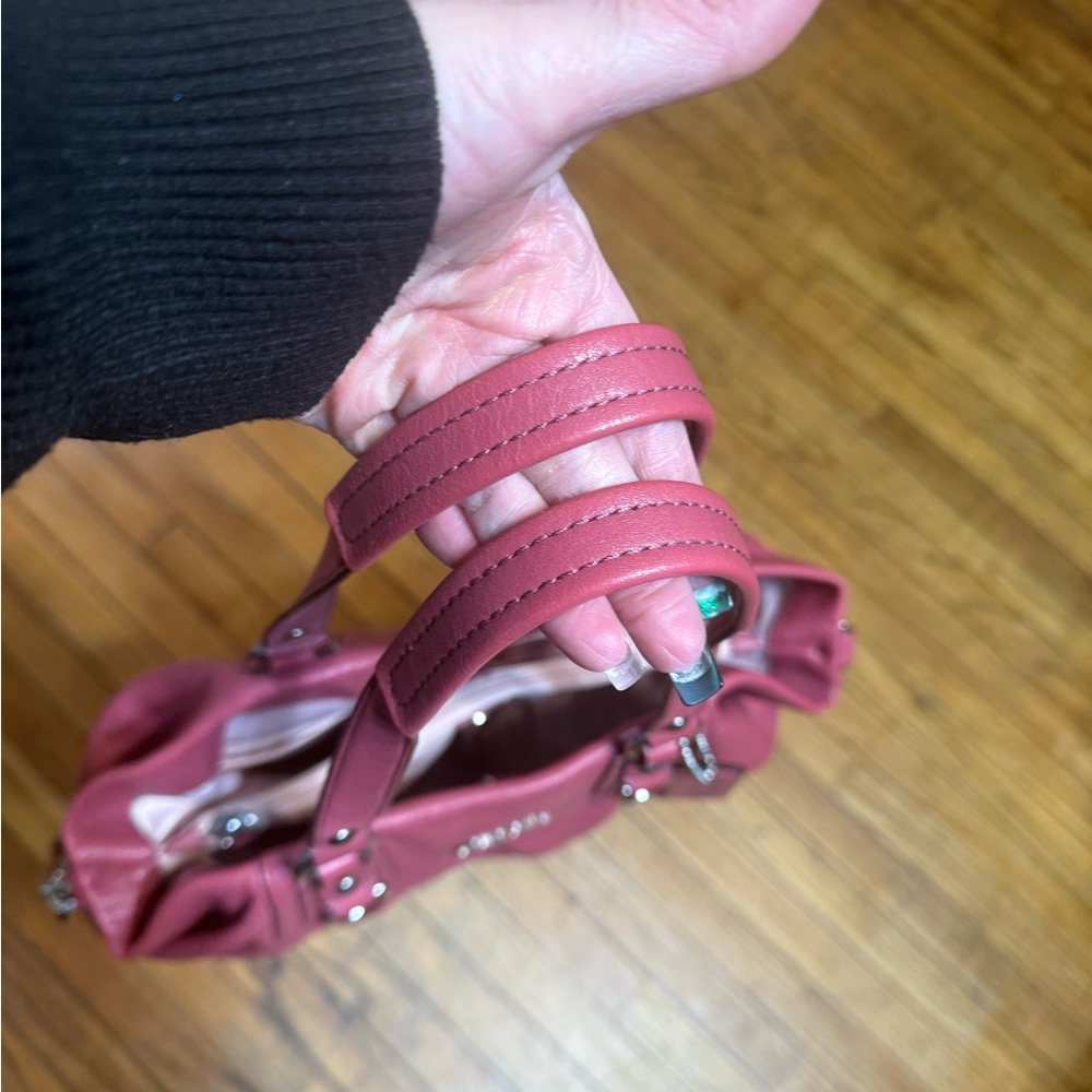 💕 Coach Ashley Pink Leather Satchel | Crossbody + Shoulder - Picture 6 of 15